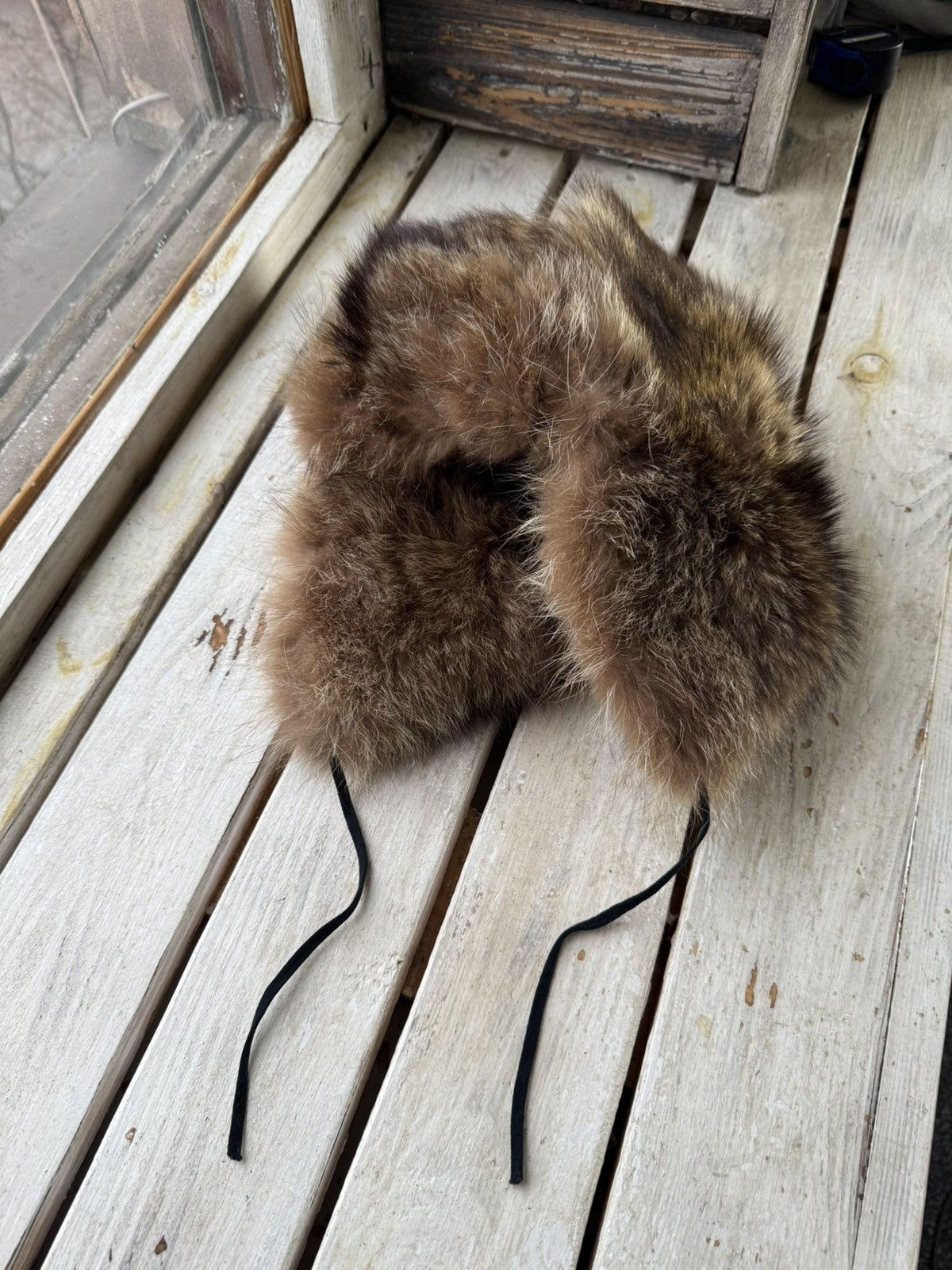 Hysteric Glamour × Japanese Brand × Vintage Vintage Real Fur Mohair Fuzzy Ushanka Y2K Opium Hype Rare OS Size ONE SIZE - 2 Thumbnail