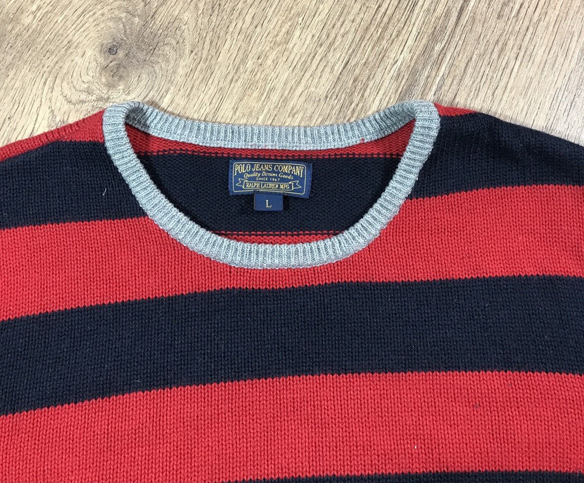 Polo Ralph Lauren × Vintage Vintage Polo Jeans Company Knit Sweater Size US L / EU 52-54 / 3 - 5 Thumbnail