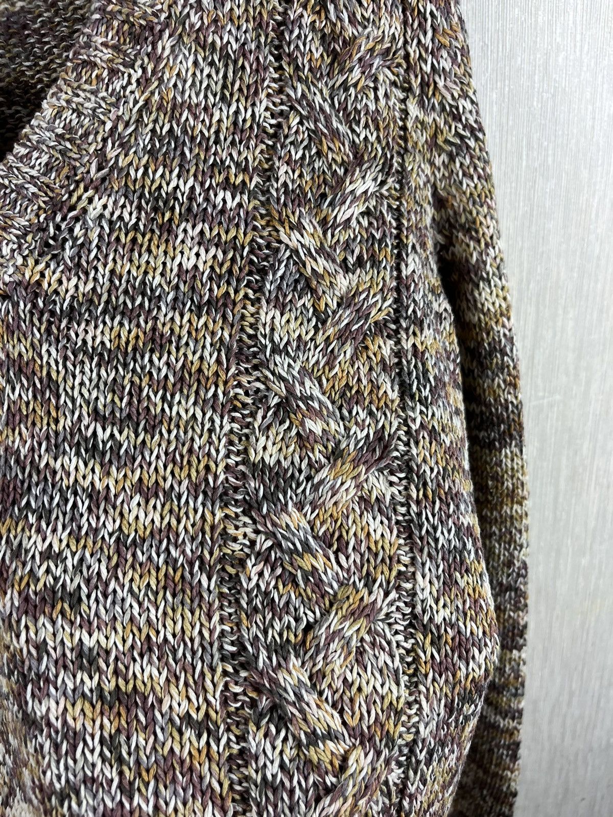 Designer × Max Mara × Weekend Max Mara Max Mara Weekend knitted sweater v-neck cozy patterned Size M / US 6-8 / IT 42-44 - 9 Thumbnail