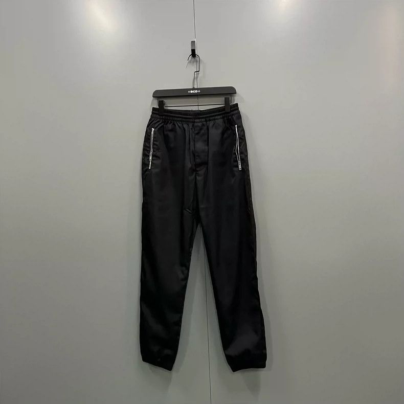 Givenchy Givenchy Size46 Black Jacquard Logo Printed Trousers Size US 31 - 2 Thumbnail