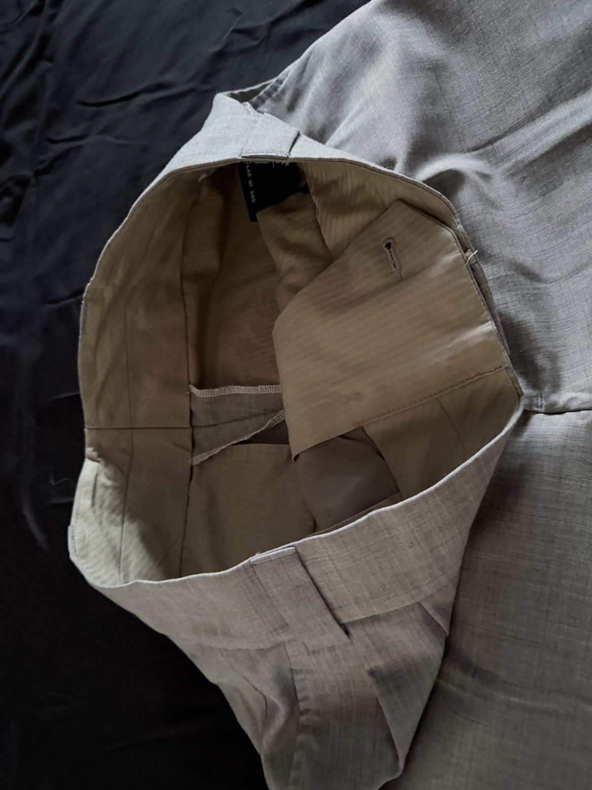 Fear of God Fear Of God Eternal Wide Leg Wool Trousers IT52 Grey Beige Size US 34 / EU 50 - 11 Thumbnail
