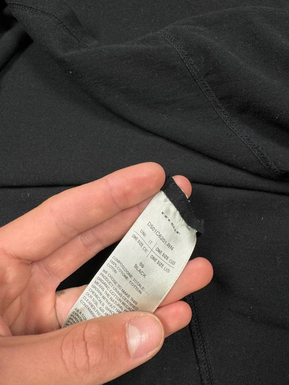 Designer Rare Rick Owens Black T-shirt One Size Size US M / EU 48-50 / 2 - 14 Thumbnail