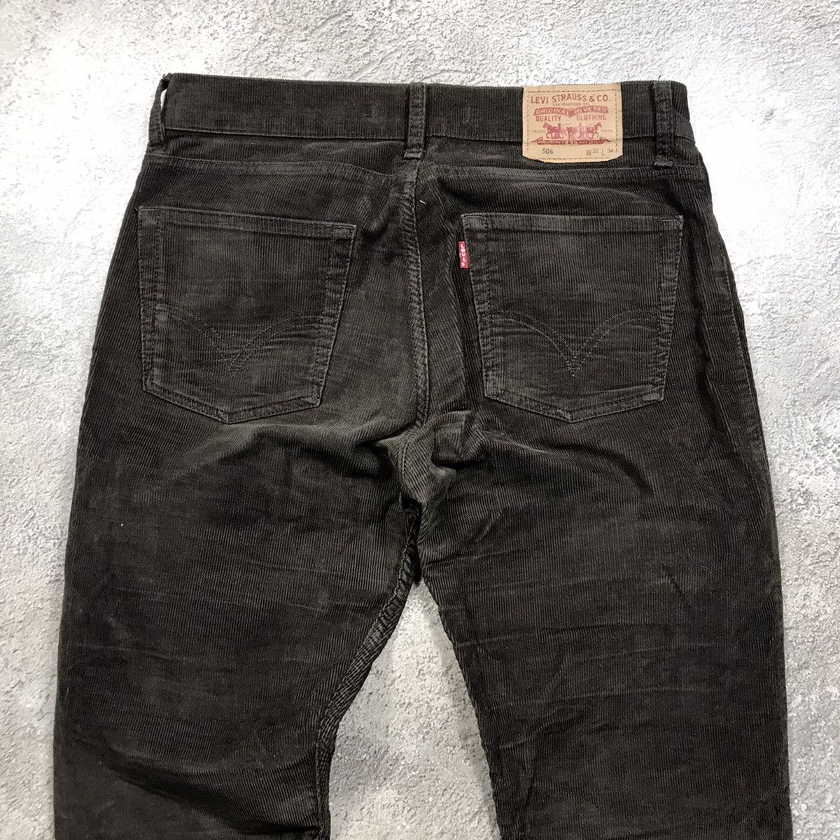 Vintage Vintage 90s Levi's Baggy Wide Leg Distressed Pants Grunge 32 Size US 32 / EU 48 - 5 Thumbnail