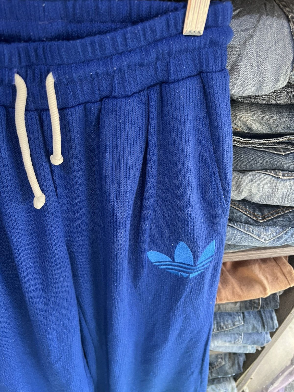 Adidas 🔥Adidas Originals Trefoil Wide Leg Knit Sweatpant Size US 26 / EU 42 - 6 Thumbnail