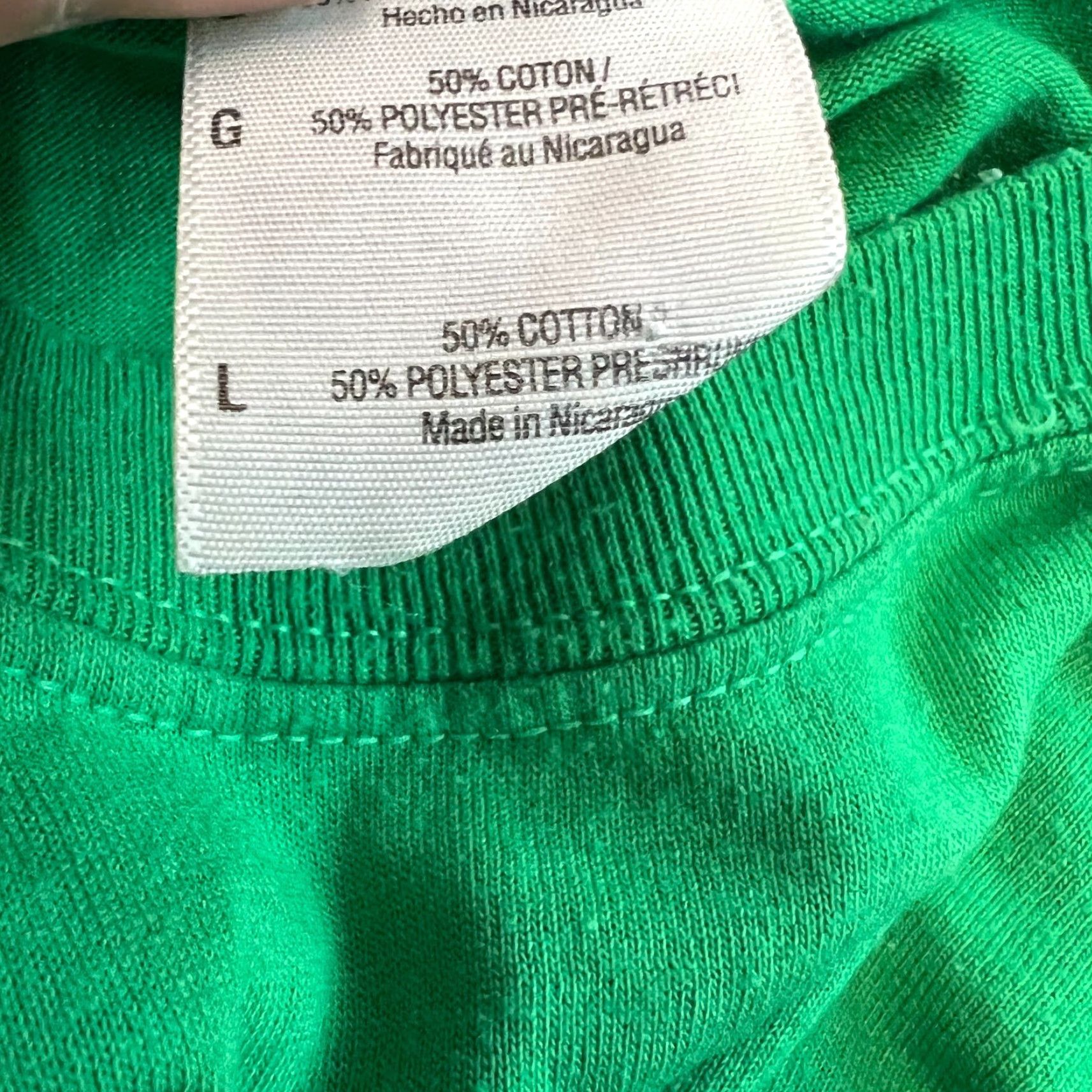 Vintage Nike Shirt Mens Graphic Green T Shirt L Beers Beer Classic 50/50 Cotton Polyester Preshrunk Crew Neck Short Sleeve Vintage No Size US L / EU 52-54 / 3 - 5 Thumbnail