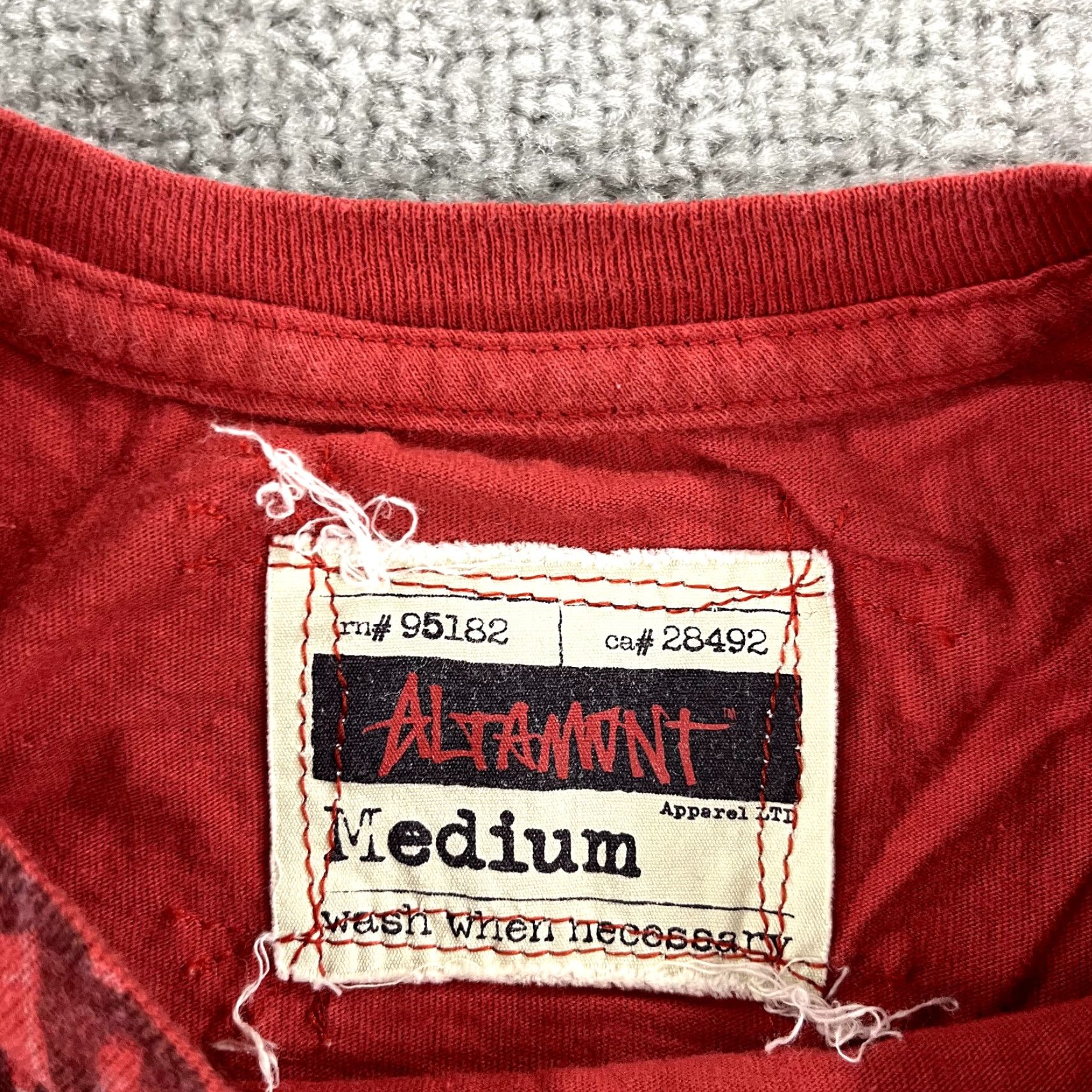 Altamont ALTAMONT Shirt Mens Medium Red Black AOP All Over Checkered Skateboarding Y2K Size US M / EU 48-50 / 2 - 3 Thumbnail