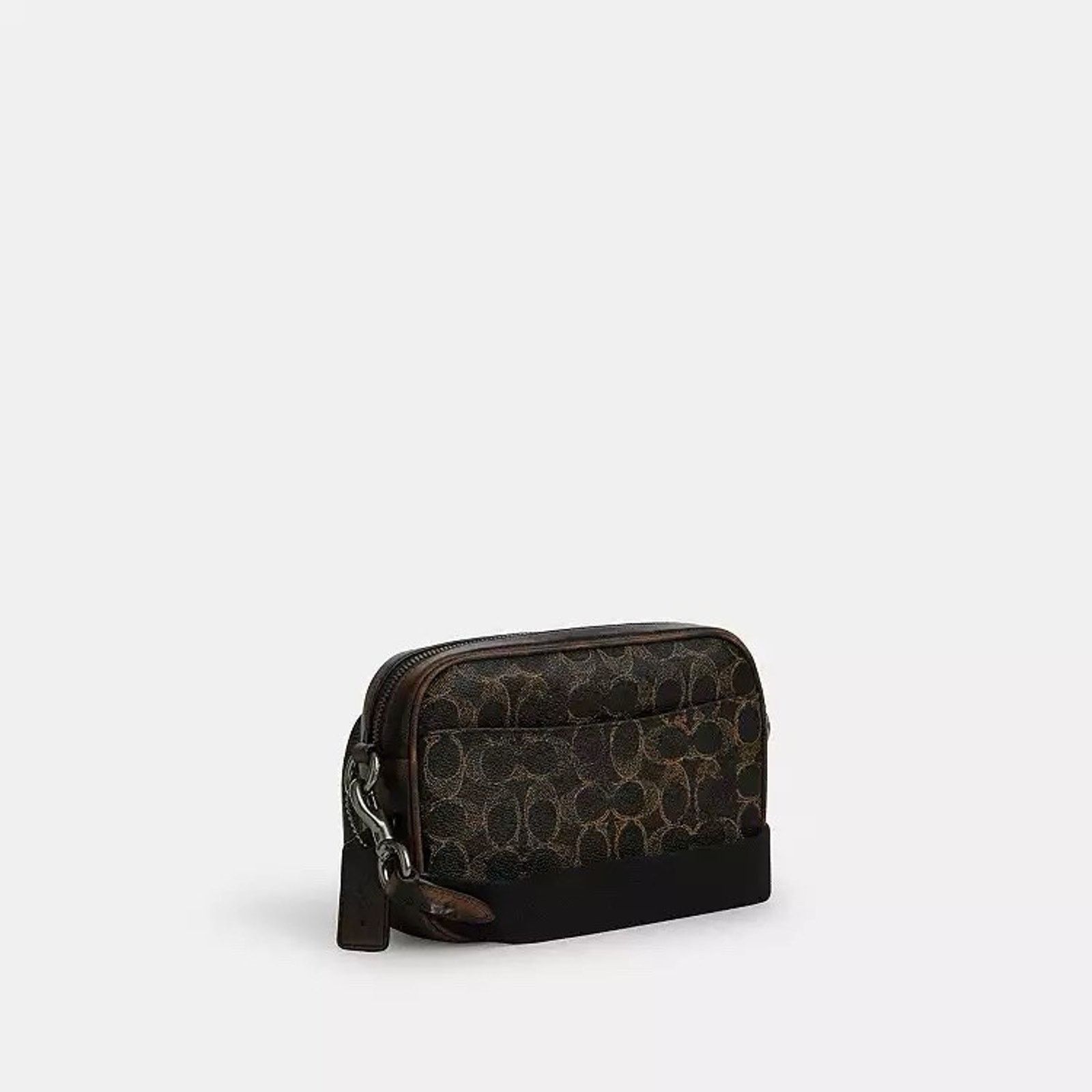 Coach NWT Coach Finlay Crossbody Bag In Loved Gunmetal/Brown cea89 Size ONE SIZE - 7 Thumbnail