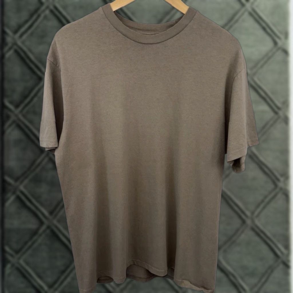 John Elliott John Elliott Mens T Shirt Short Sleeve Taupe Brown Neutral Essential Sz 2 Size US XS / EU 42 / 0 - 1 Thumbnail