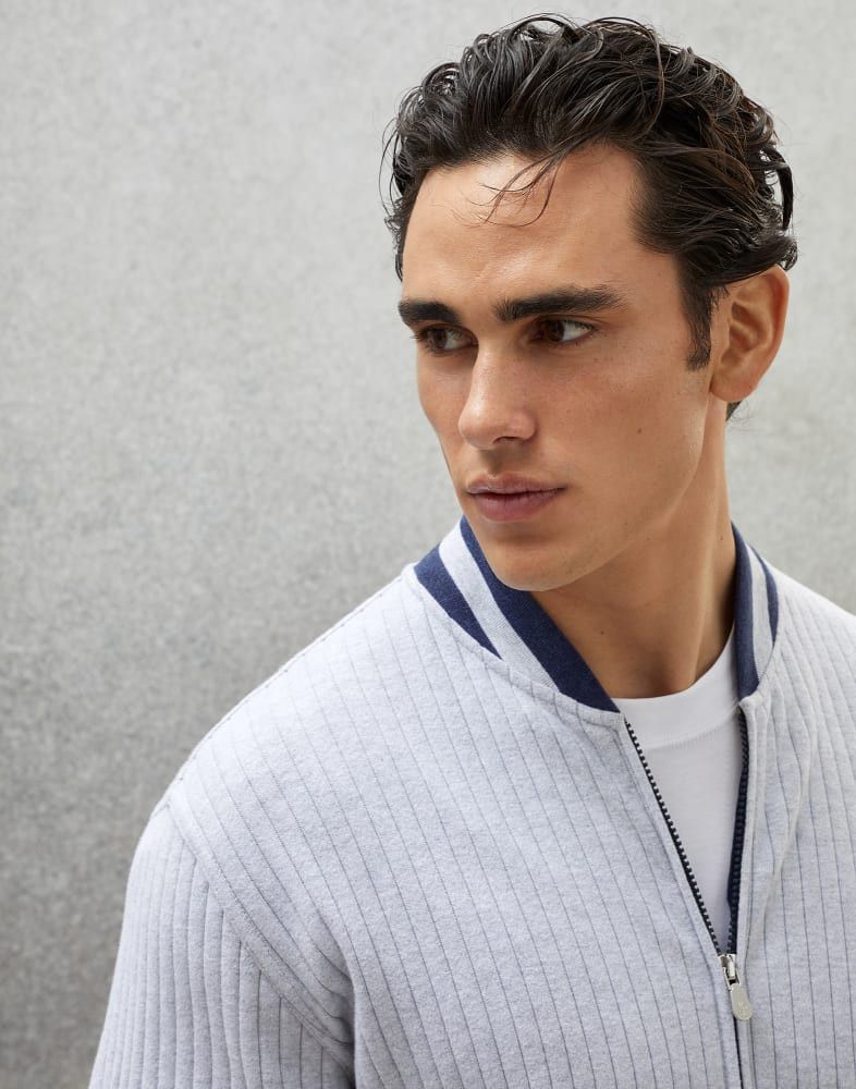 Brunello Cucinelli o1w1db10924 Cardigan Sweatshirt in Grey Size US XS / EU 42 / 0 - 3 Thumbnail