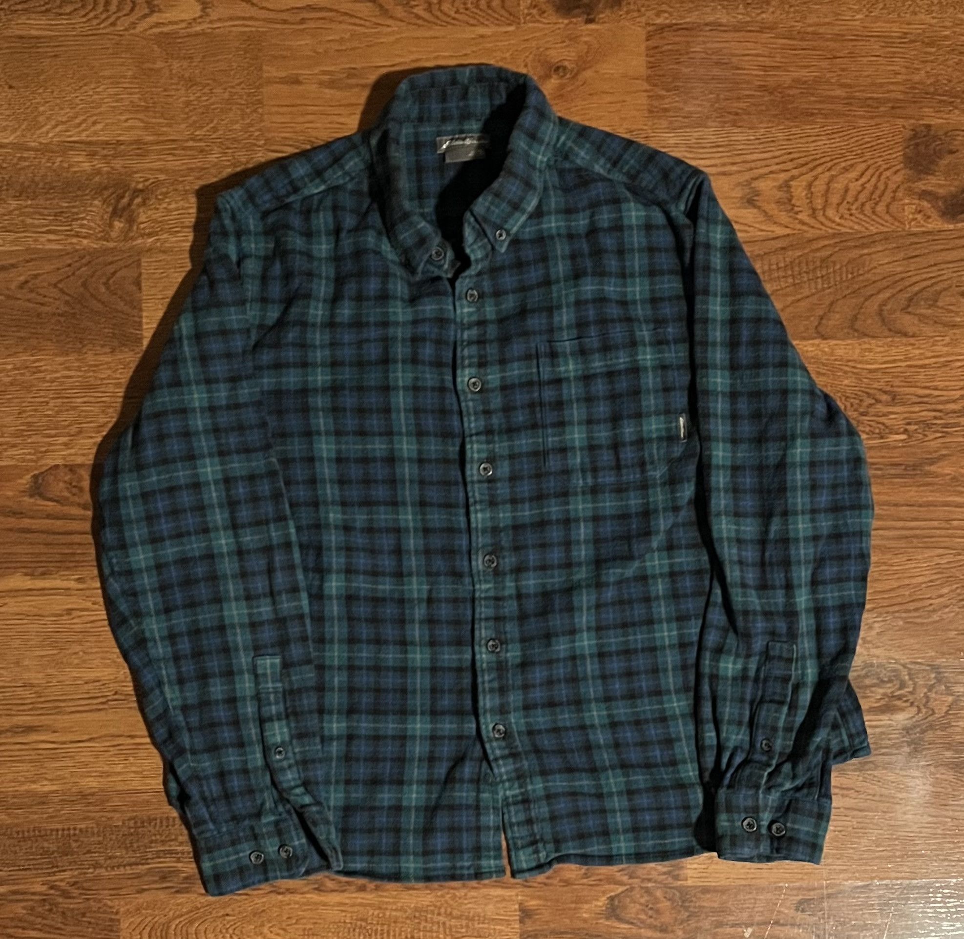 Eddie Bauer Eddie Bauer Long Sleeve Flannel Button Up Shirt Size US XL / EU 56 / 4 - 1 Thumbnail