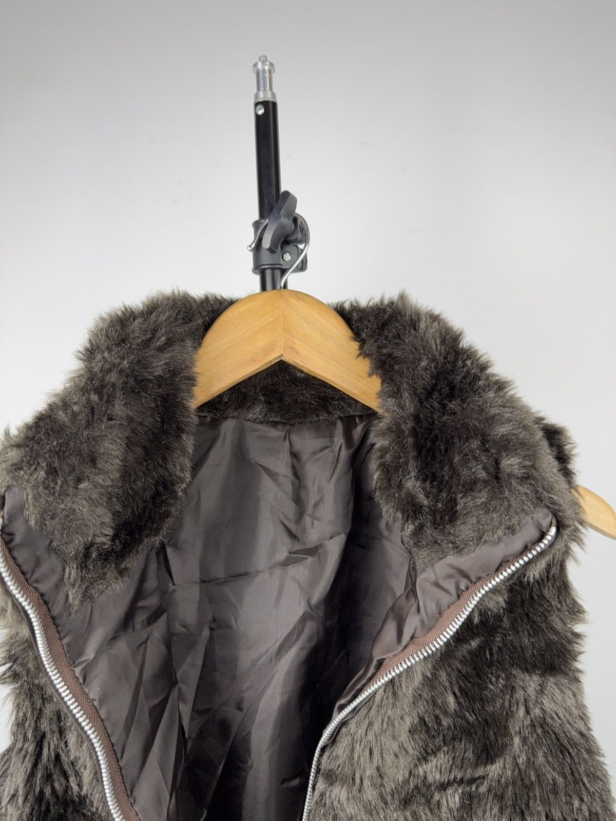 Hysteric Glamour Y2K Vintage 00s Japanese Faux fur vest Opium Avant-garde Size S / US 4 / IT 40 - 6 Thumbnail