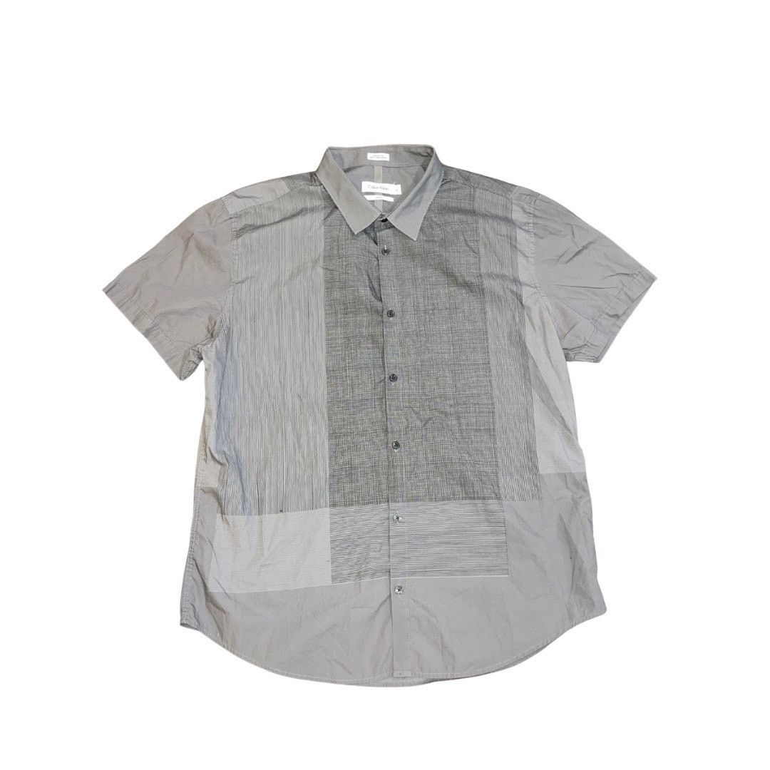 Calvin Klein Calvin Klein Button Down Short Sleeve Two Shirt Casual Chic Size US XL / EU 56 / 4 - 5 Thumbnail