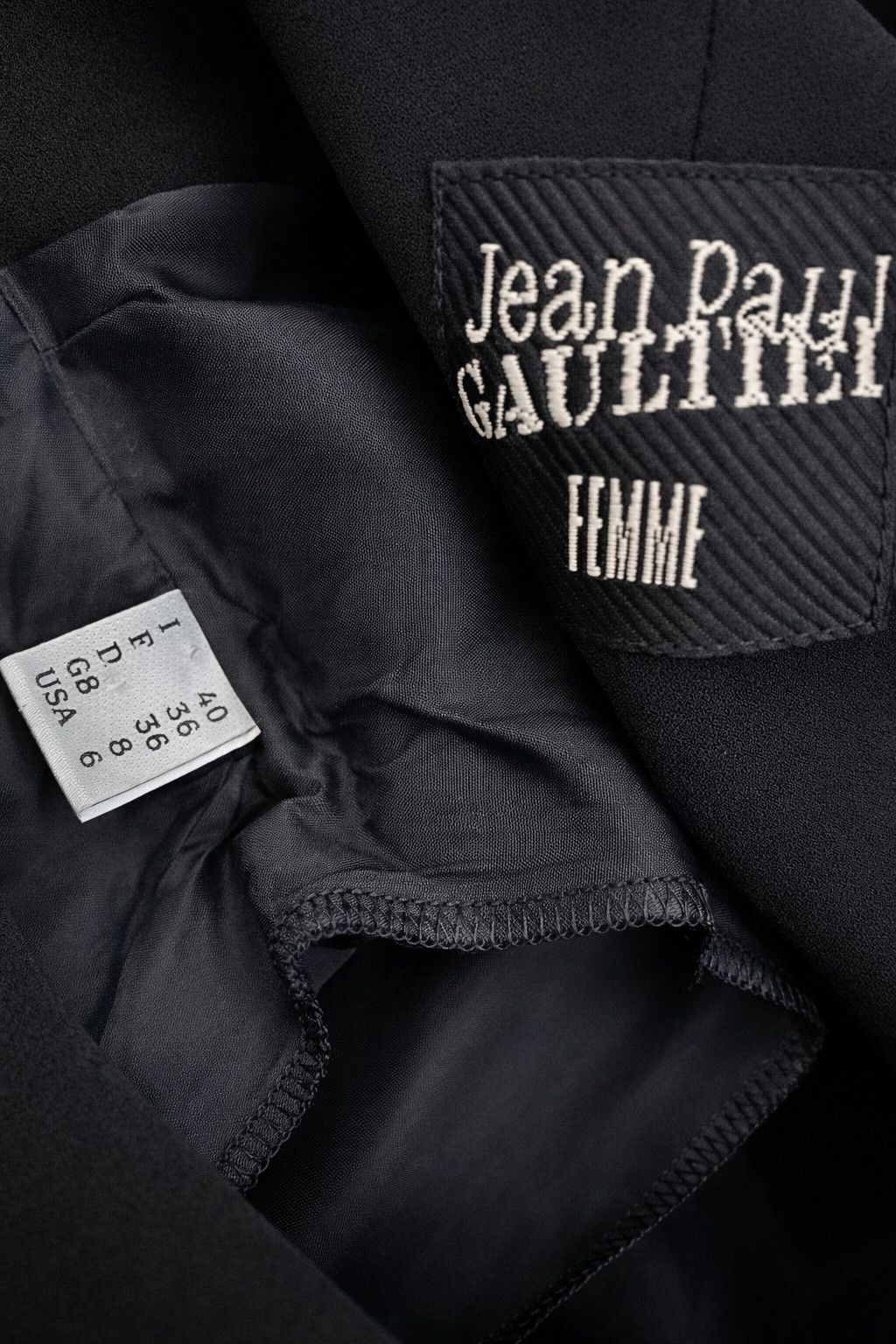 Jean Paul Gaultier Jean Paul Gaultier Bondage Straps Satin Panel Sheath Dress Size S / US 4 / IT 40 - 5 Thumbnail