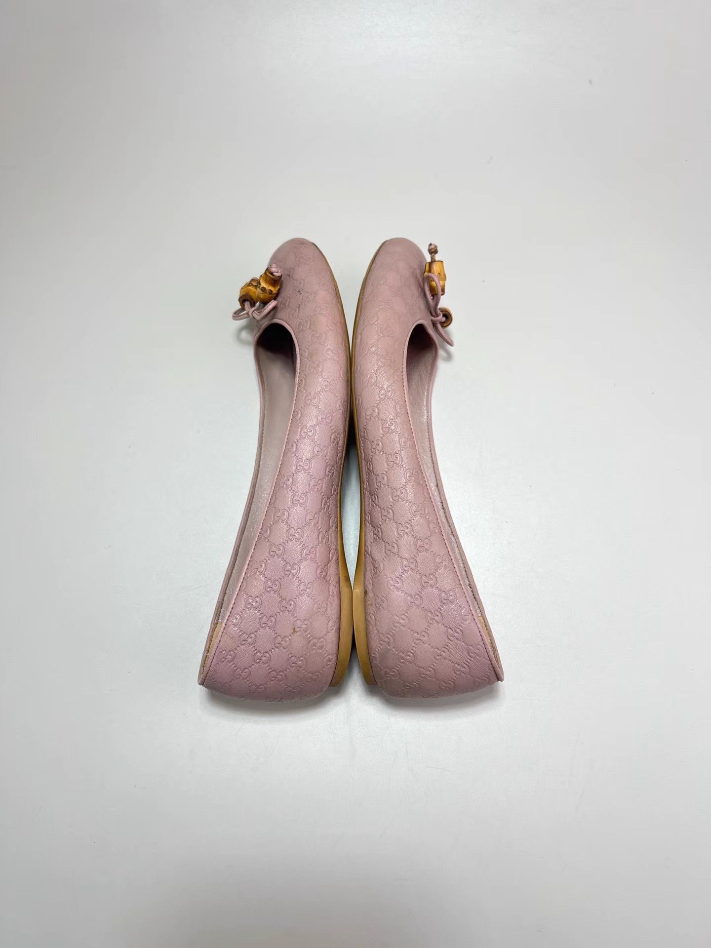 Gucci GUCCI Pink GG Logo Flat Shoes Size US 7 / IT 37 - 5 Thumbnail