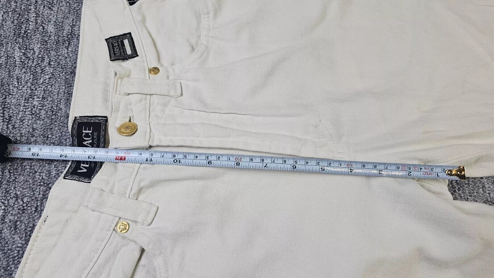 Versace 90s Versace Jeans Couture Tapered Jeans by Ittierre W28 Size US 28 / EU 44 - 10 Thumbnail