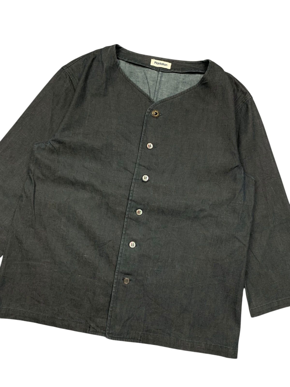 Issey Miyake 90s plantation by isseymiyake denim shirt Size US M / EU 48-50 / 2 - 3 Thumbnail