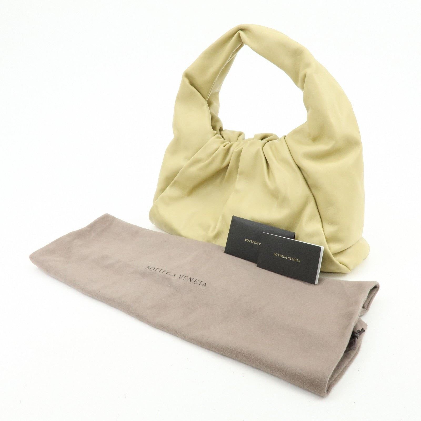 Bottega Veneta Bottega Veneta The Shoulder Pouch Lambskin Bag Yellow Size ONE SIZE - 7 Thumbnail