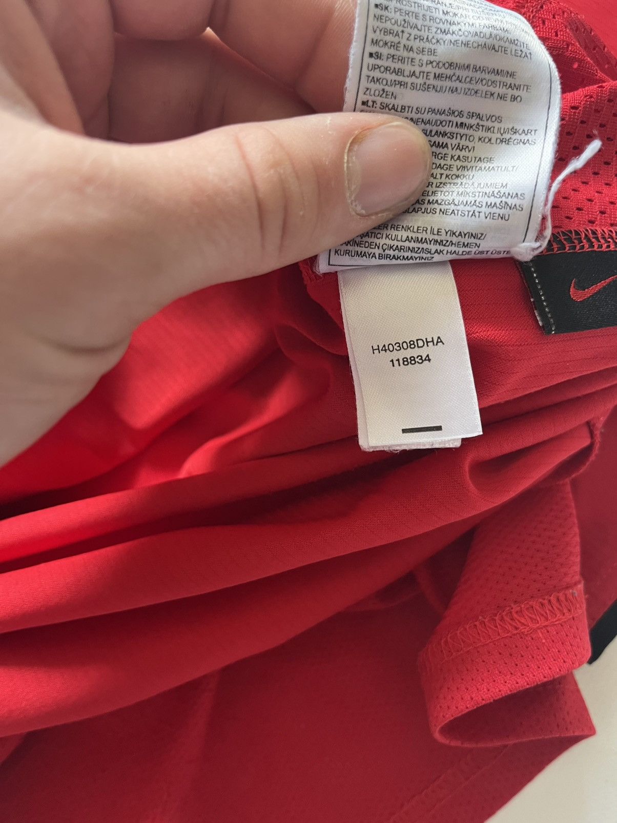Nike Vintage Manchester United 2004-06 Home Jersey Nike Vodafone Size US L / EU 52-54 / 3 - 6 Thumbnail