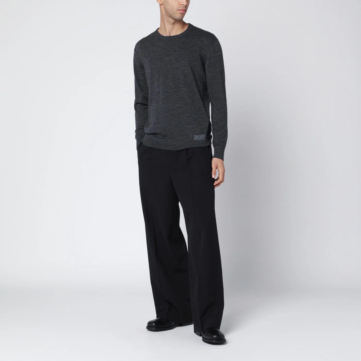 Maison Margiela o1d2blof0526 Wool-blend Sweaters in Grey Size US L / EU 52-54 / 3 - 2 Thumbnail