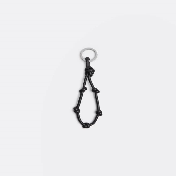Bottega Veneta o1n1vont0125 Size: OS / Key Ring in Black Size ONE SIZE - 1 Preview