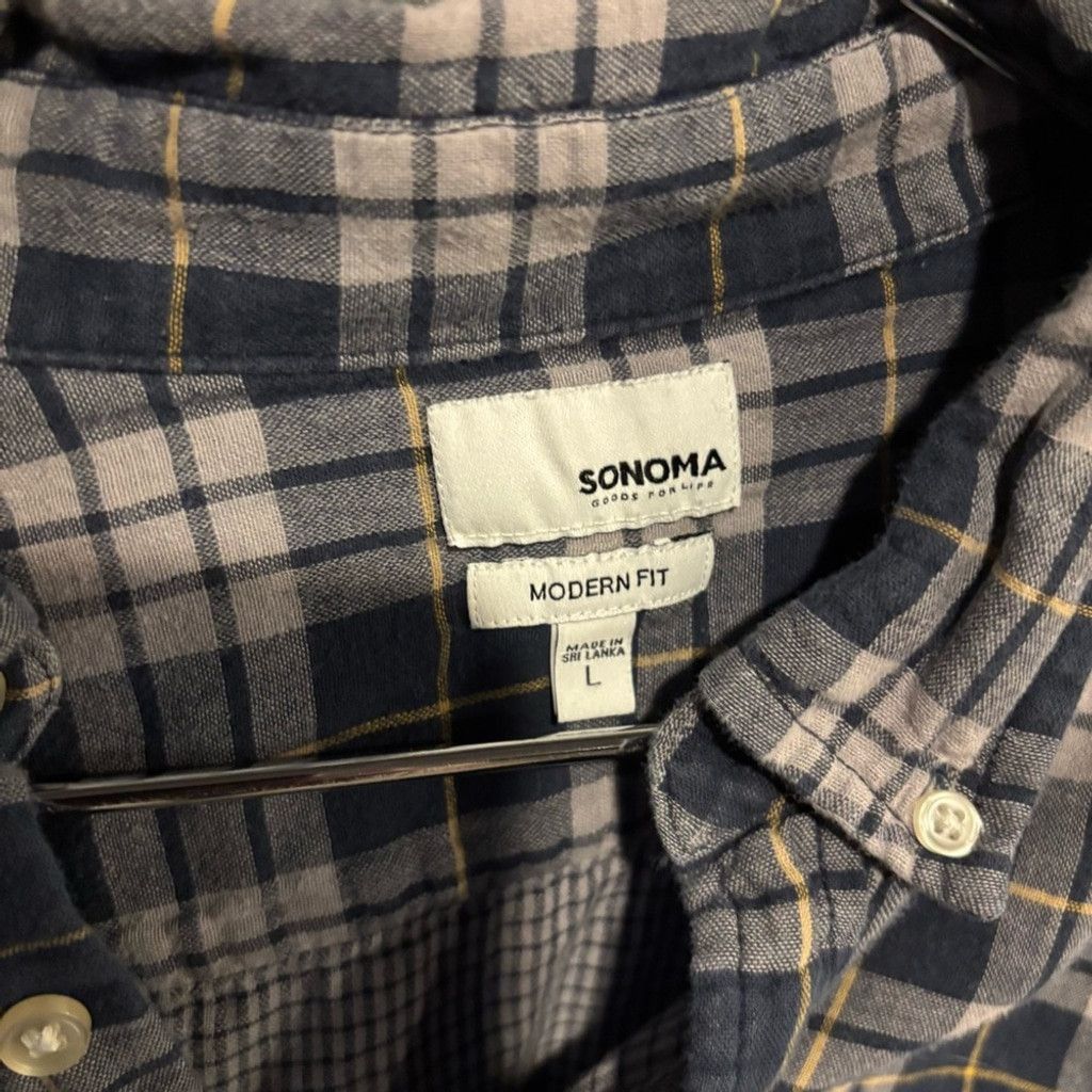 Sonoma Men’s Sonoma Flannel Button Up Shirt Size US L / EU 52-54 / 3 - 2 Thumbnail