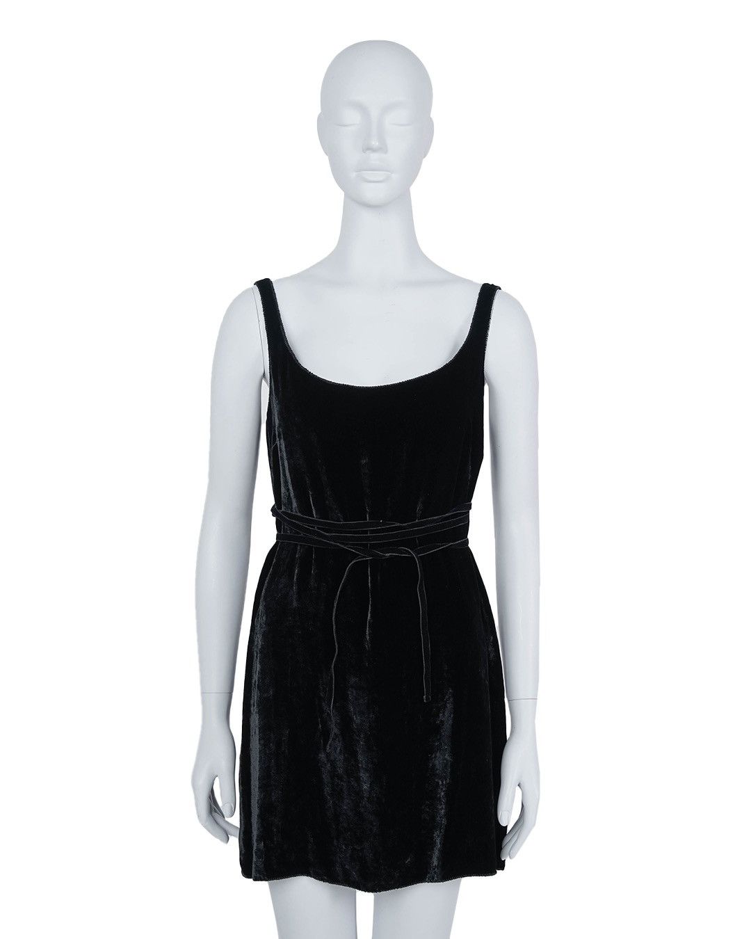 Miu Miu Miu Miu F/W1997 Velour Mini Dress Size M / US 6-8 / IT 42-44 - 1 Thumbnail