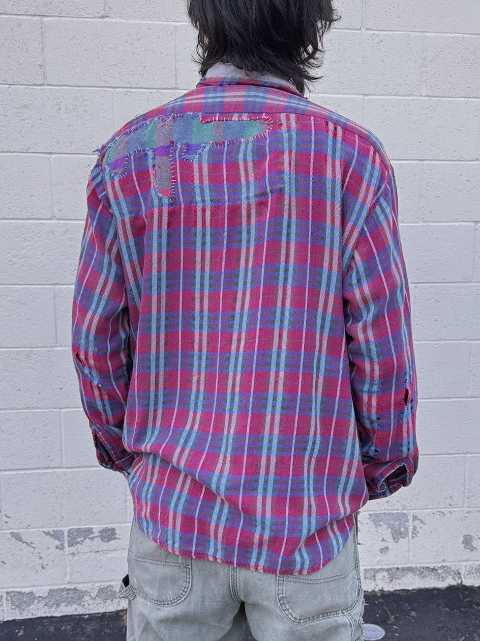 Other VTG 90’s Thrashed Patchwork Lightweight Cotton Flannel Size US L / EU 52-54 / 3 - 2 Thumbnail