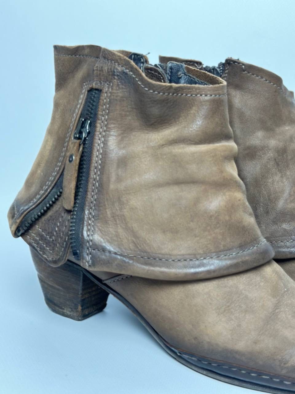 A.S.98 AS98 Avant Garde Guidi Style Leather Boots Size US 9 / IT 39 - 10 Thumbnail