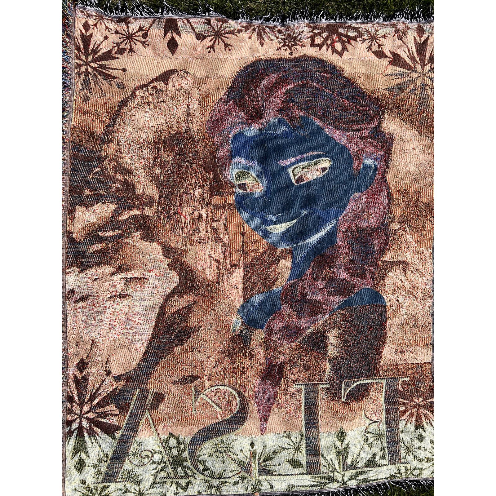 Disney × Vintage Disney Frozen Elsa Woven Tapestry Throw Blanket Size ONE SIZE - 4 Thumbnail