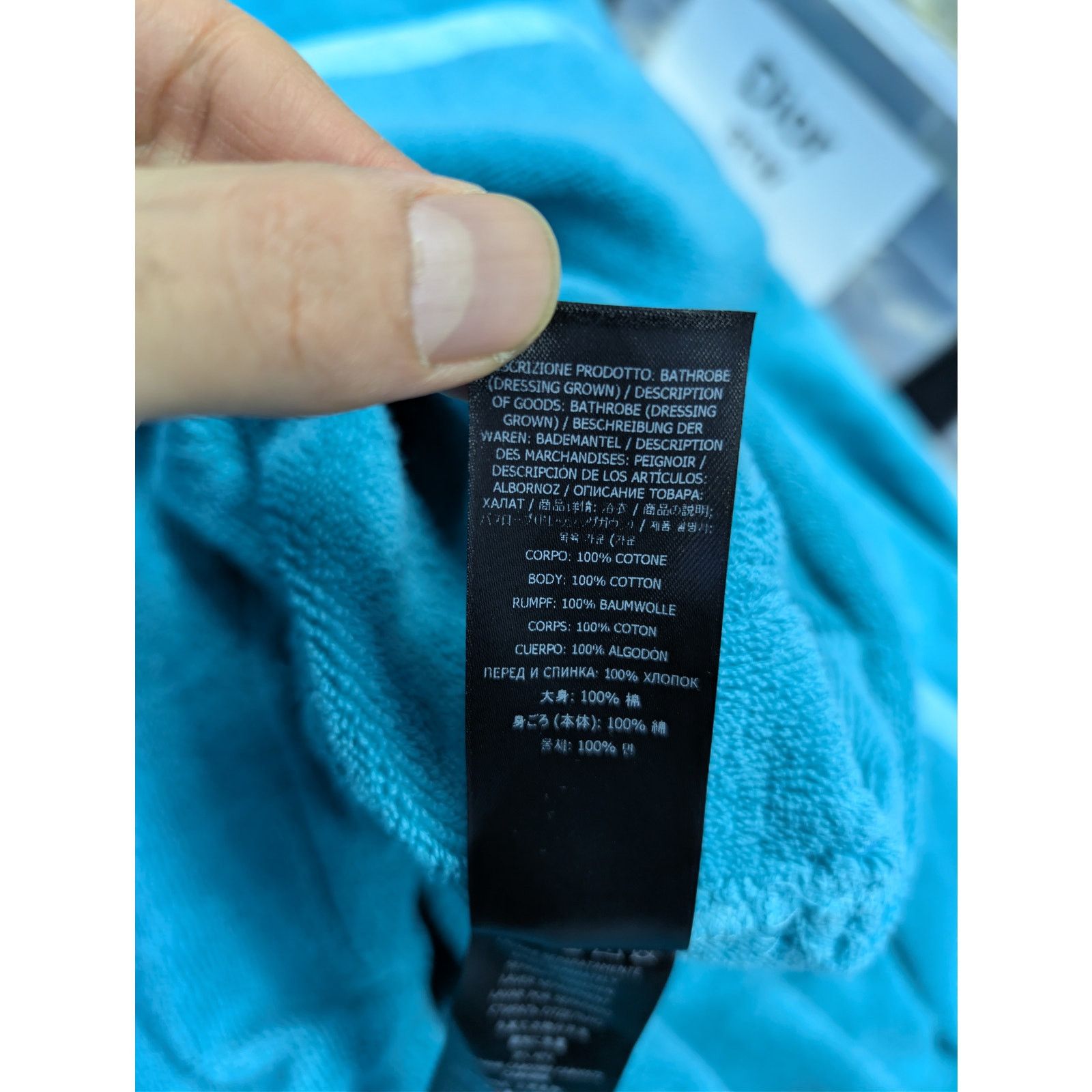 Tom Ford o1rshd1 Bathrobe Robe Coat in Azure Size US M / EU 48-50 / 2 - 18 Thumbnail