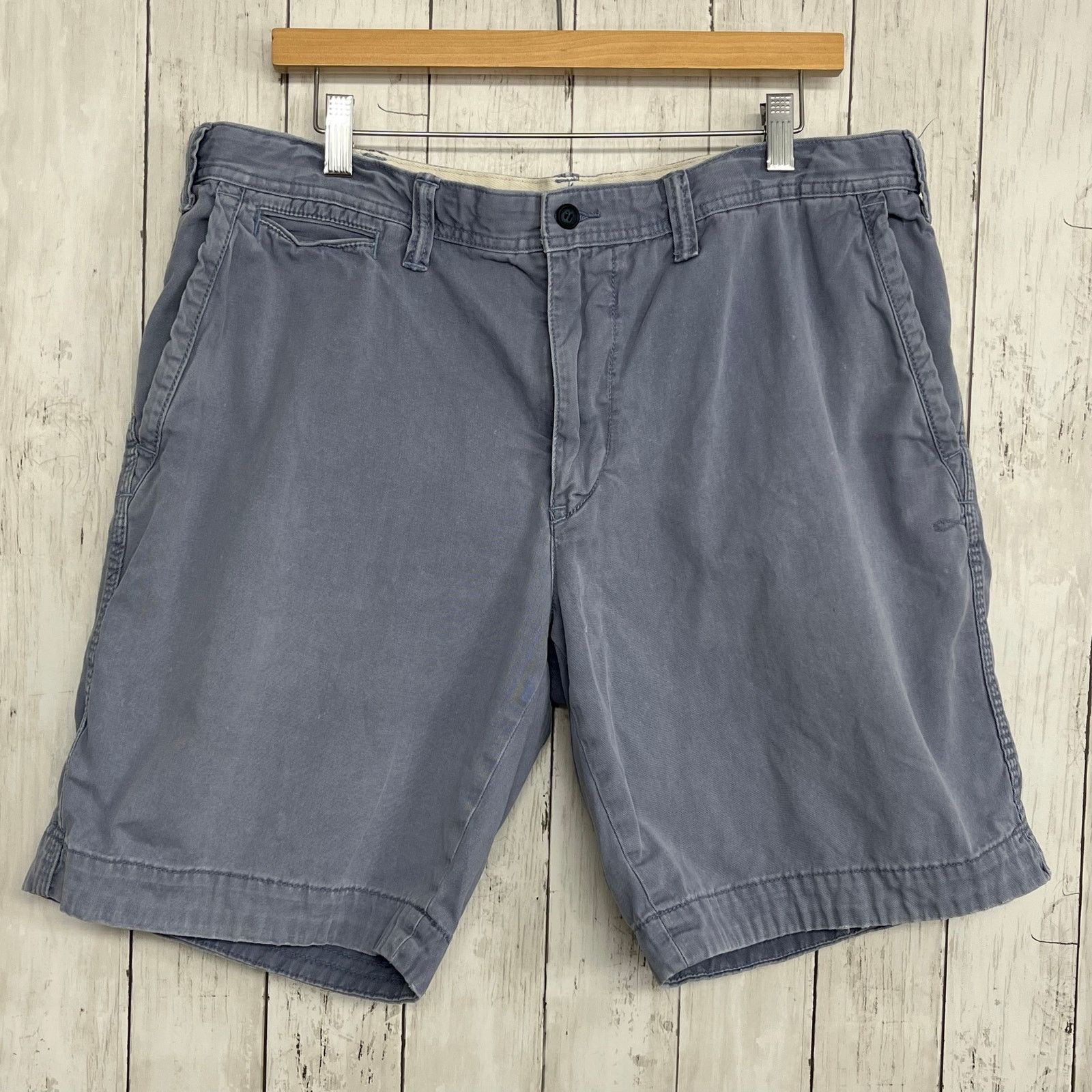 Polo Ralph Lauren Polo Ralph Lauren Blue Chino Shorts Relaxed Fit 100% Cotton Size US 38 / EU 54 - 1 Thumbnail