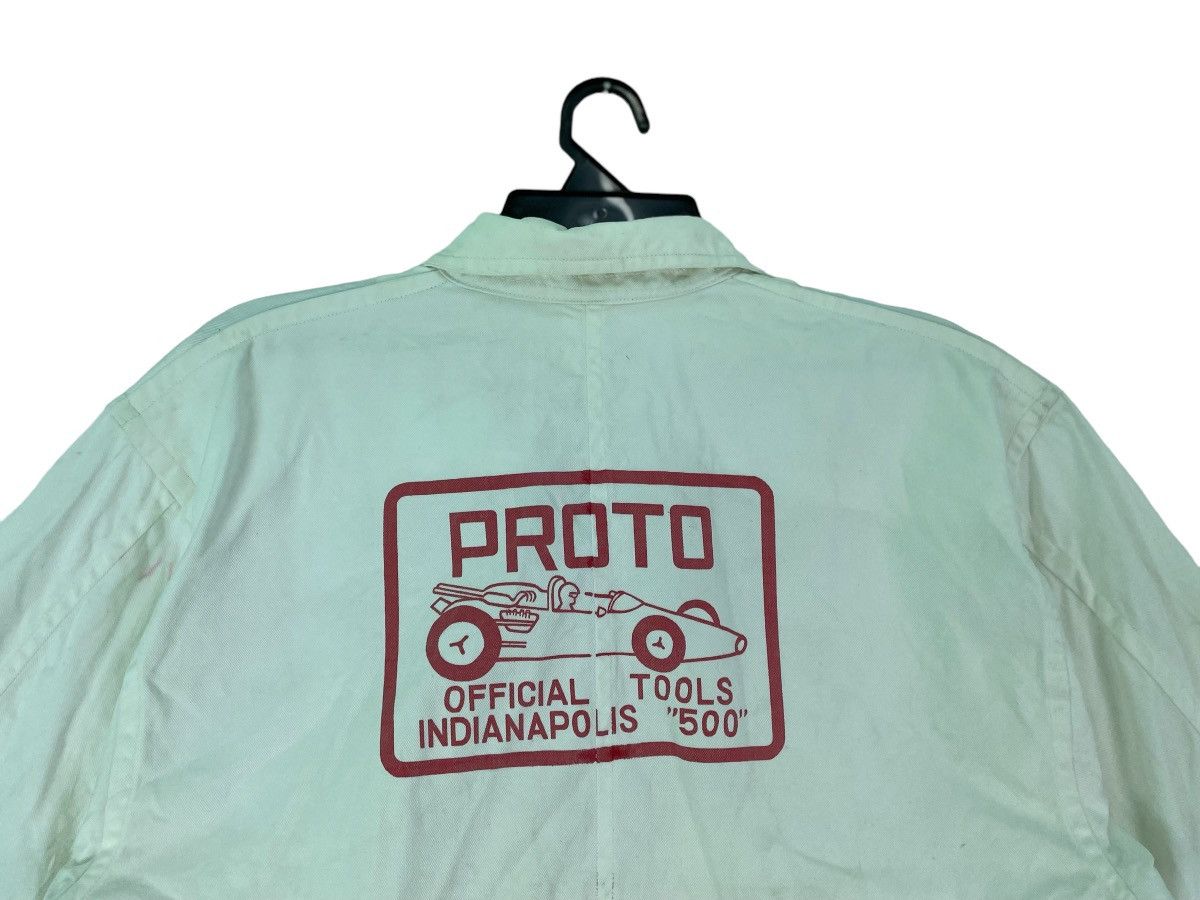 Vintage Vtg PROTO Official Tools Indianapolis 500 racing jacket Size US L / EU 52-54 / 3 - 2 Thumbnail