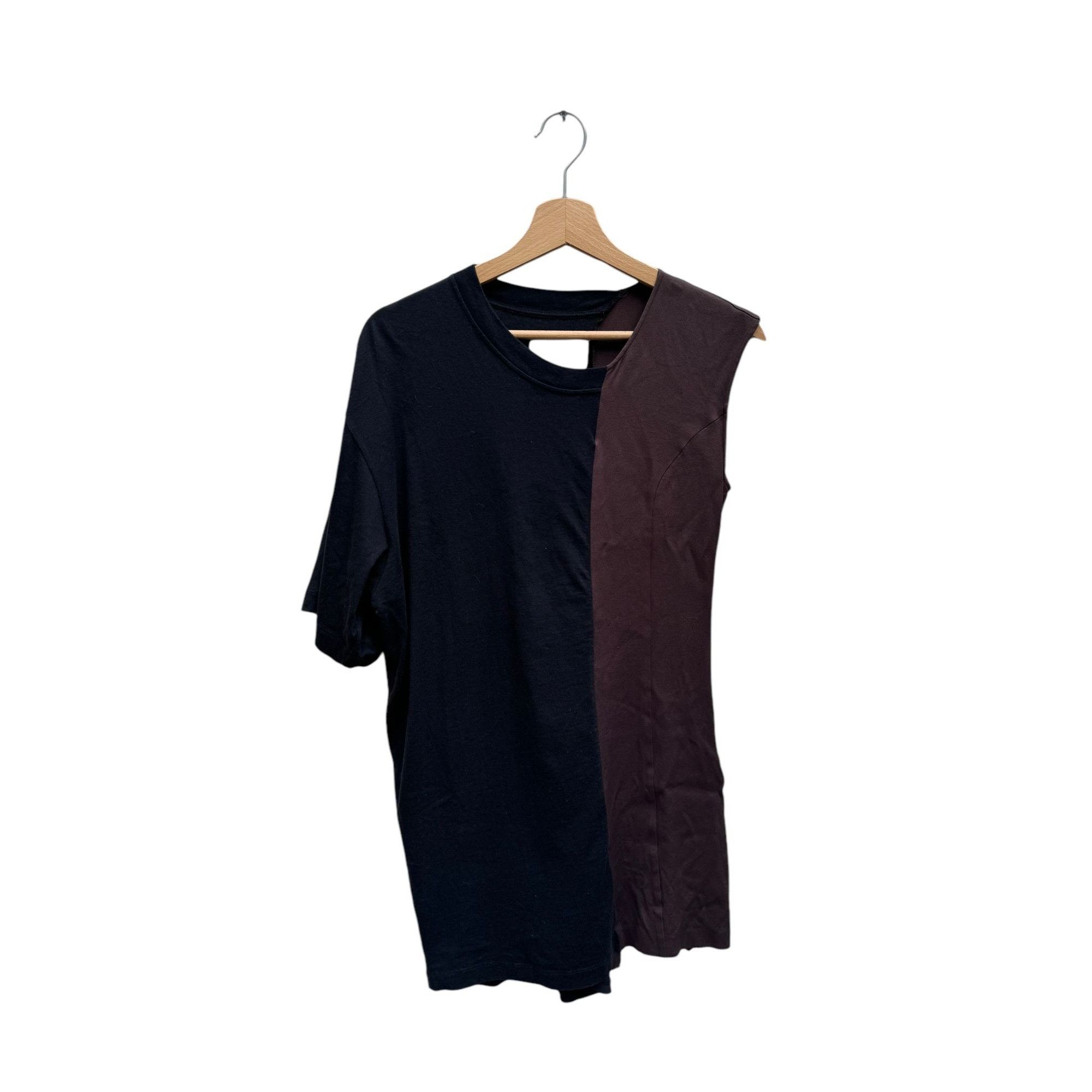 image of Maison Margiela Ss 2011 Black Brown Fusion Dress, Women's (Size Medium)