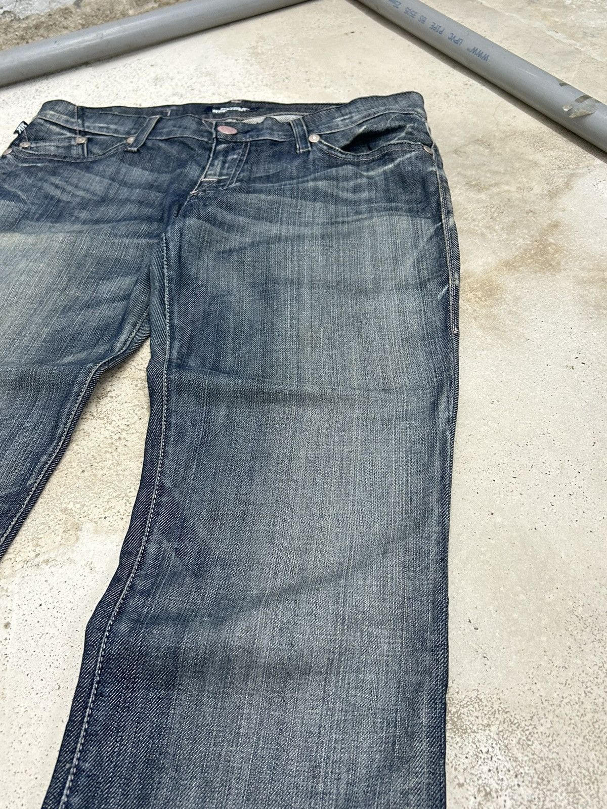 Hysteric Glamour Vintage Extreme Flare Jeans Rock Republic Sanforized Denim Size US 31 - 7 Thumbnail