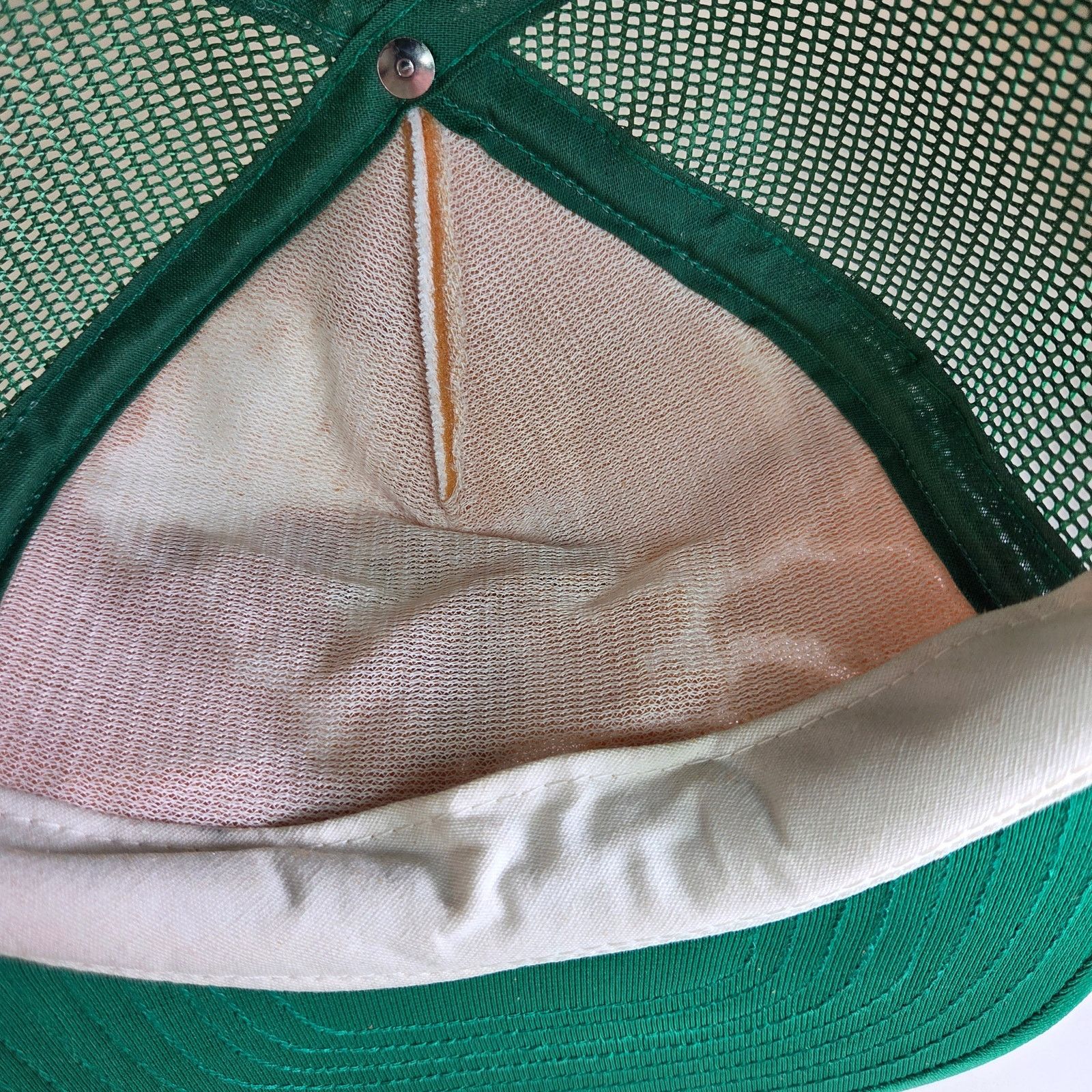 Other Vintage The Cricket Trucker Hat Rock Creek MN Green White Size ONE SIZE - 7 Thumbnail