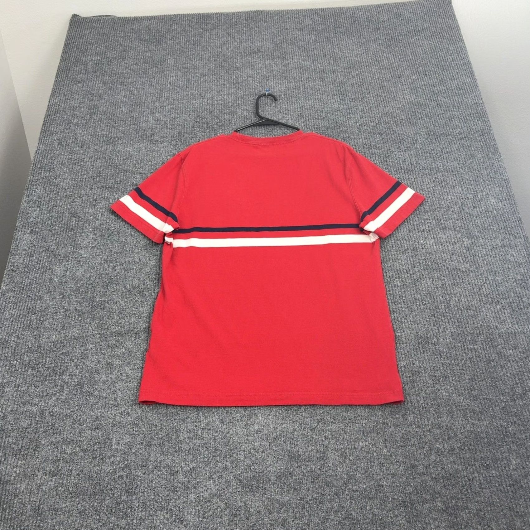 J.Crew J.CREW Oarsman T Shirt Mens M Red Striped Pocket Short Sleeve Casual Preppy Size US M / EU 48-50 / 2 - 5 Thumbnail