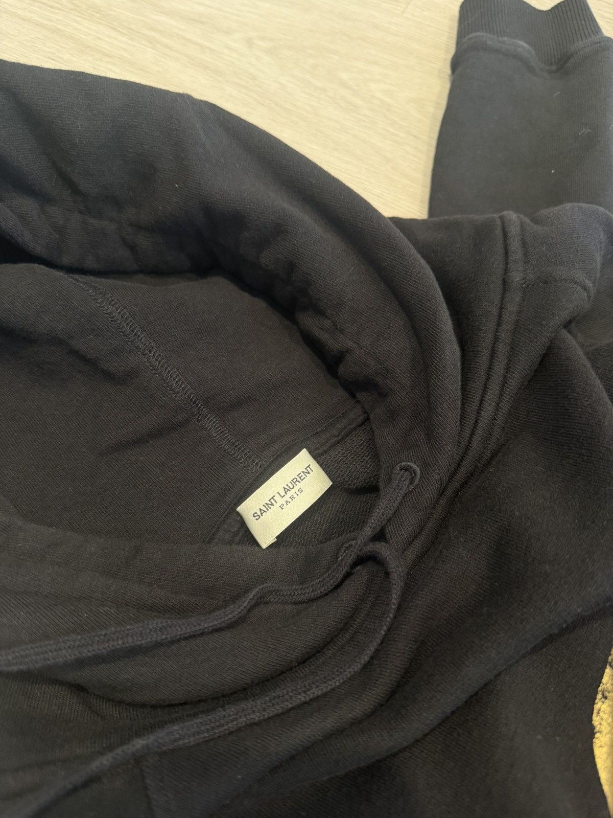 Saint Laurent Paris s/s 2018 24 universitié hoodie!! Size US L / EU 52-54 / 3 - 6 Thumbnail