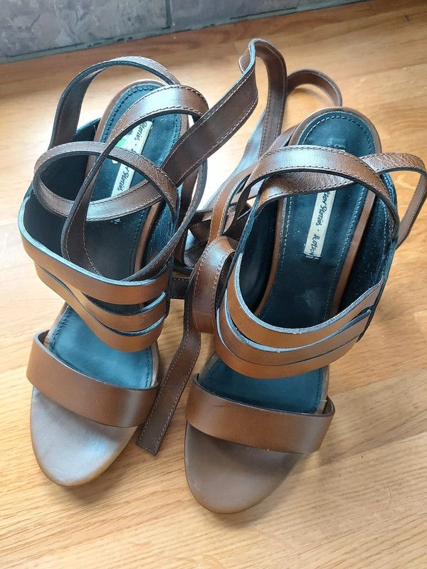 & Other Stories &Other Stories leather sandals 7 Size US 10 / IT 40 - 2 Thumbnail
