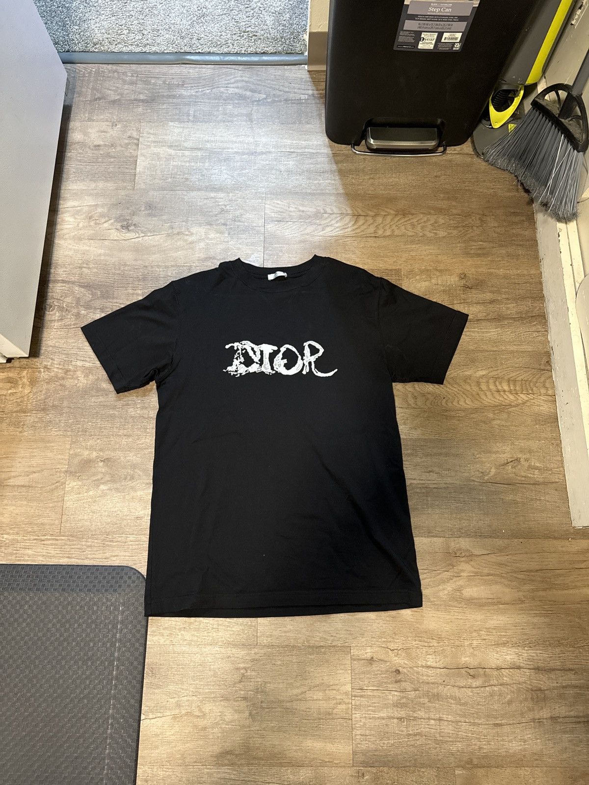 Dior Oversized DIOR AND PETER DOIG T- Shirt Black Cotton Jersey 