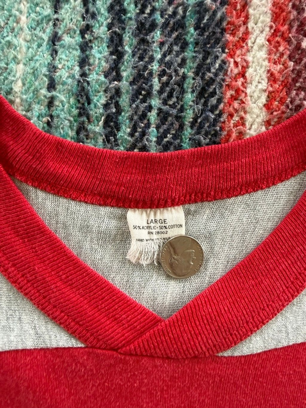Vintage Vintage Jamboree in the Hills Country Music Red Football Tee Size US M / EU 48-50 / 2 - 5 Thumbnail
