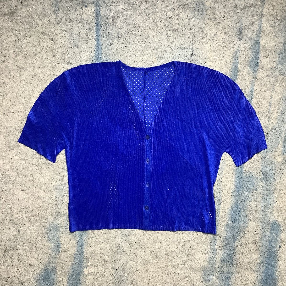 Issey Miyake Pleats Please Crop Top Stylish