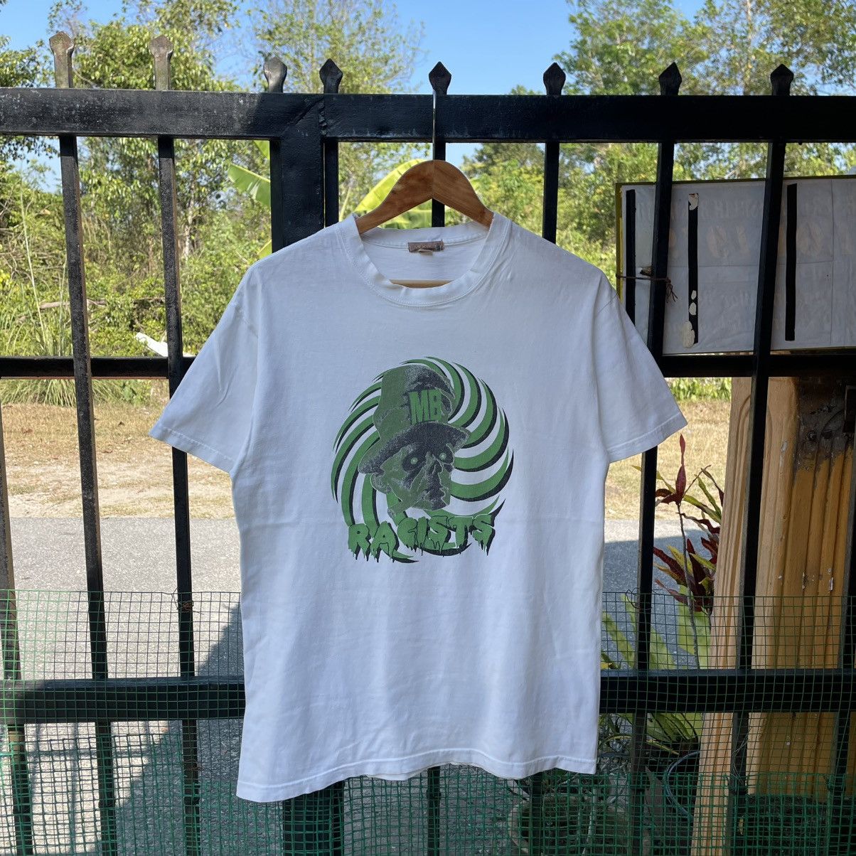 Japanese Brand 🔥🇯🇵Vintage Milkboy Frankenstein Racist Art Work Distress Tee Size US M / EU 48-50 / 2 - 1 Thumbnail