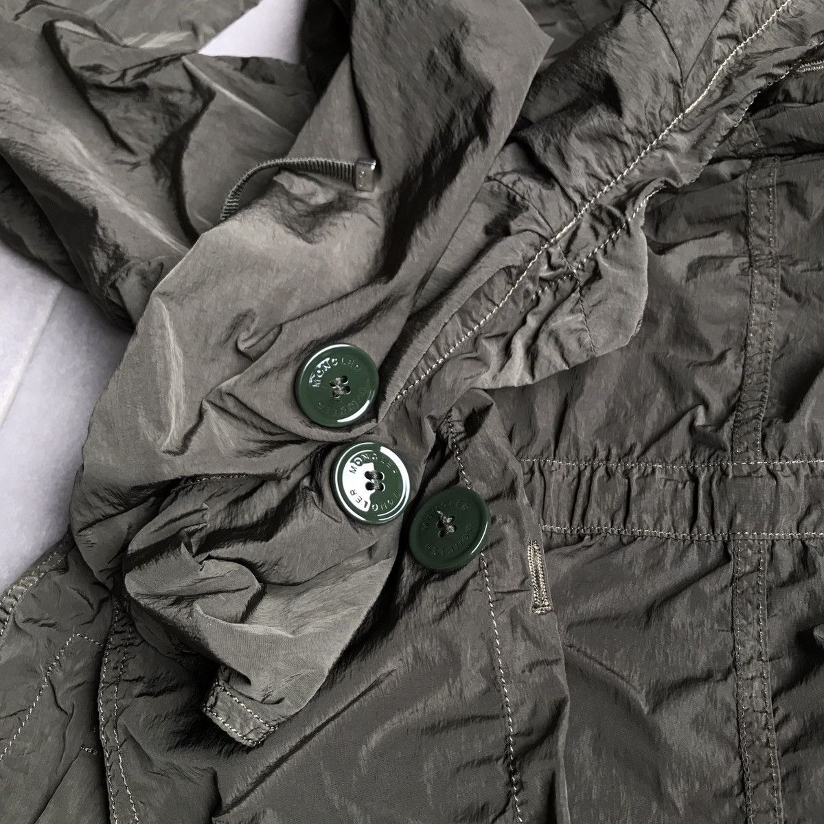 Moncler × Vintage Moncler nylon parachute Parka Size US XXS / EU 40 - 7 Thumbnail