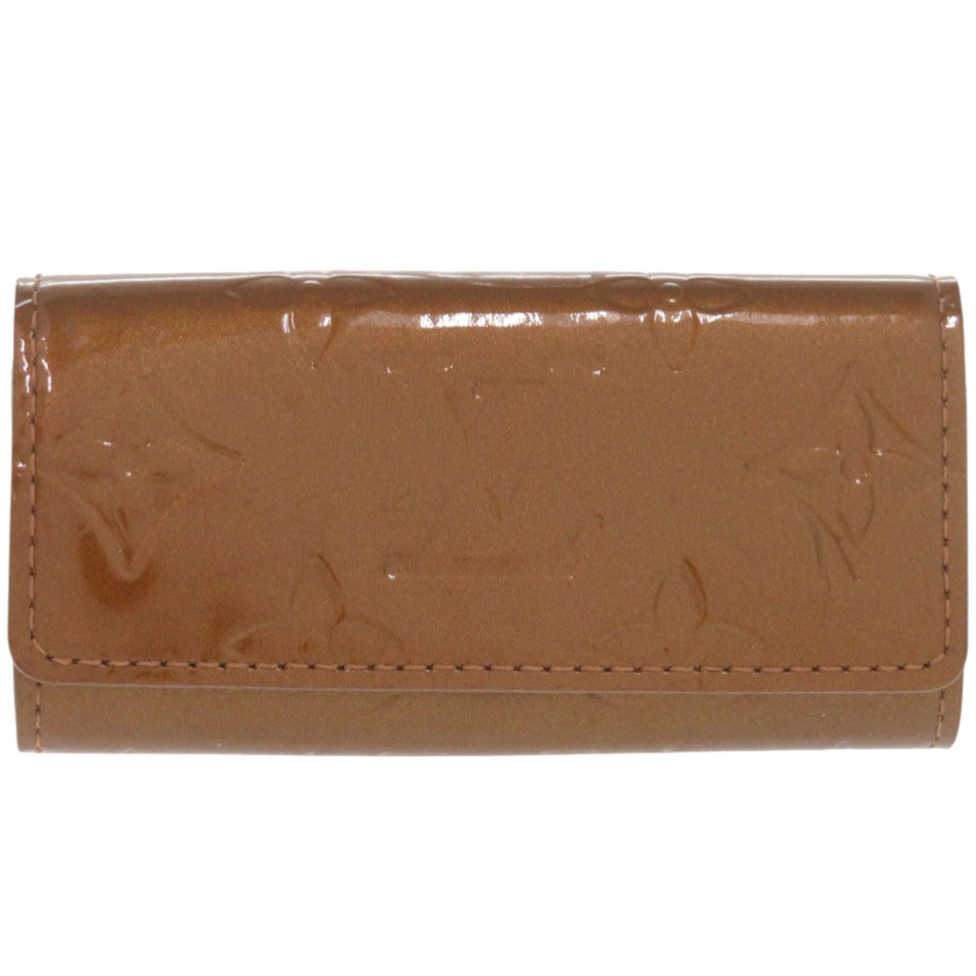 Louis Vuitton Excellent condition Louis Vuitton Multicle 4 Monogram Vernis Bronze M91976 4-ring key case LV 1354 LOUIS VUITTON Size ONE SIZE - 1 Thumbnail
