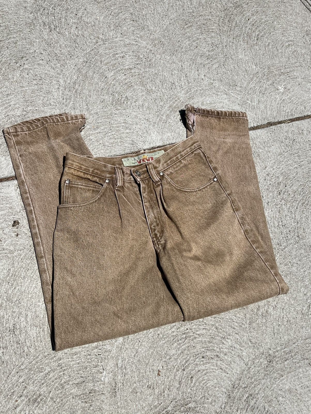 Vintage 90’s 2000’s Y2K VTG Vintage Anchor Blue Workwear Denim Jeans Size 29" - 1 Thumbnail