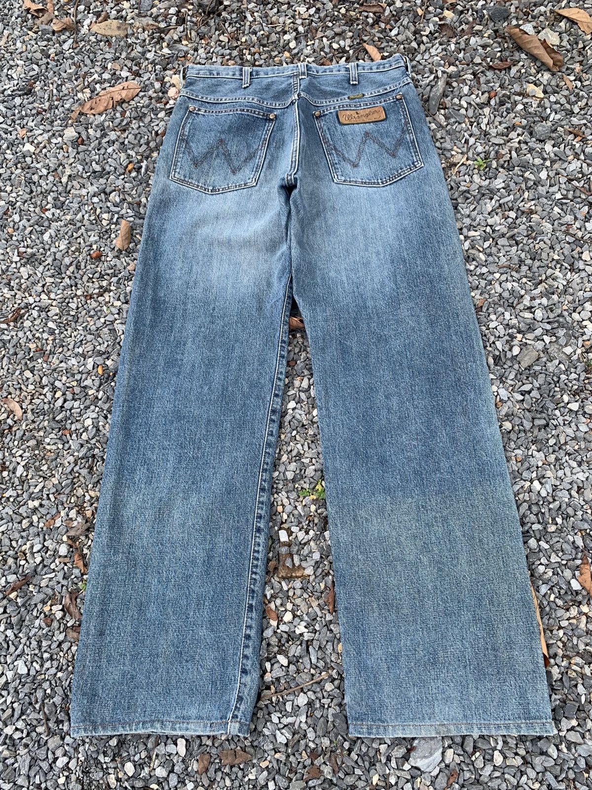 Kapital VINTAGE WRANGLER SELVEDGE BAGGY WESTERN FADED DENIM Size US 31 - 5 Thumbnail