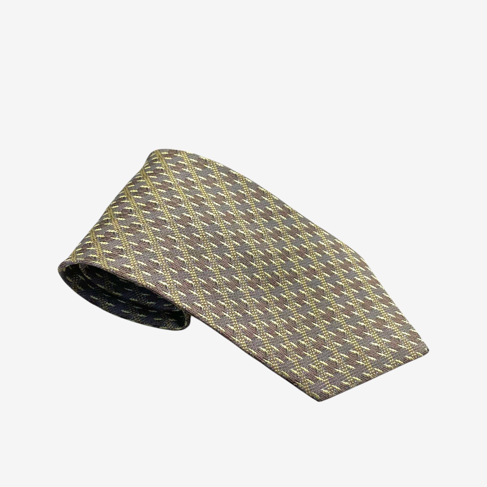 Vintage Issey Miyake SILK Necktie Cravate Pure Silk Neck Tie
