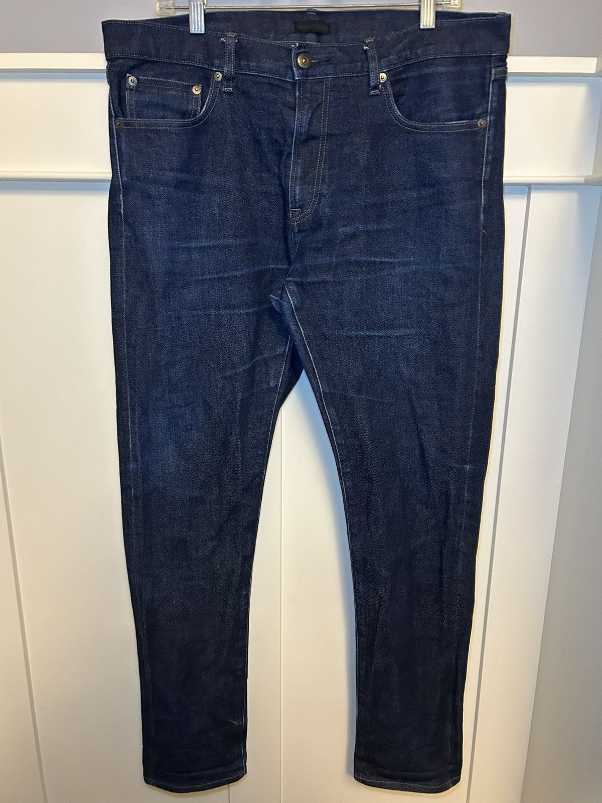 Uniqlo Vintage Uniqlo raw selvedge denim by Kaihara skinny jeans Size US 36 / EU 52 - 1 Thumbnail