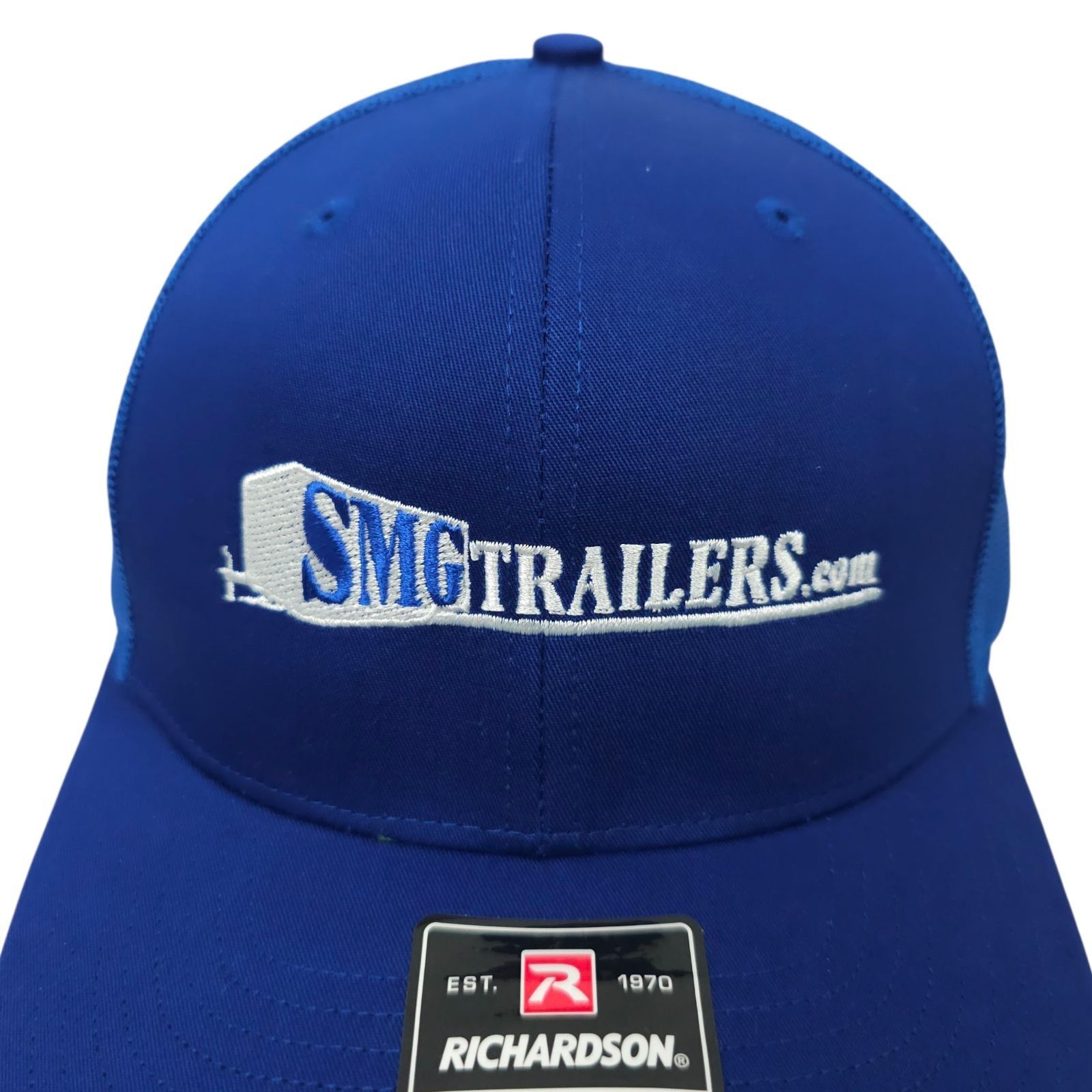 Richardson SMG Trailers Mesh Snapback Cap Trucker Embroidered Logo Size ONE SIZE - 7 Thumbnail