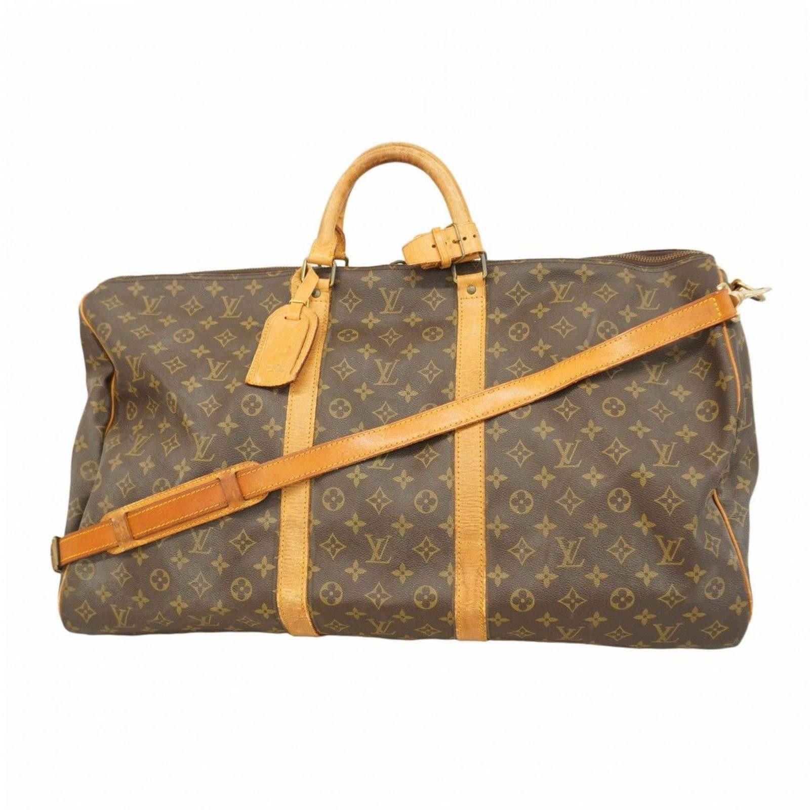 Louis Vuitton Louis Vuitton - Monogram Canvas Keepall 60 Duffle Bag Size ONE SIZE - 2 Thumbnail